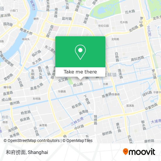 和府捞面 map