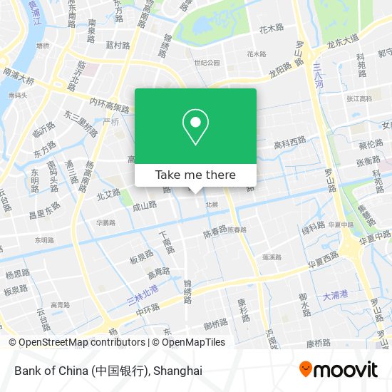 Bank of China (中国银行) map