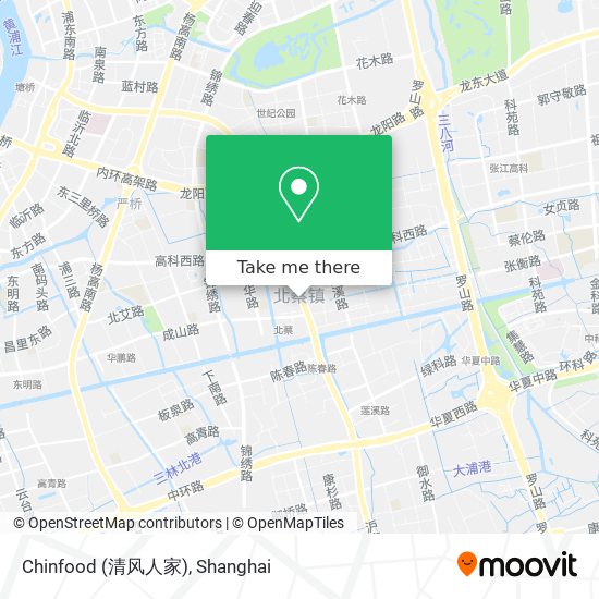 Chinfood (清风人家) map