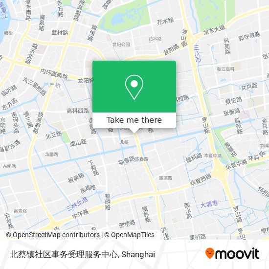 北蔡镇社区事务受理服务中心 map