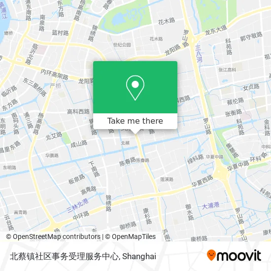 北蔡镇社区事务受理服务中心 map