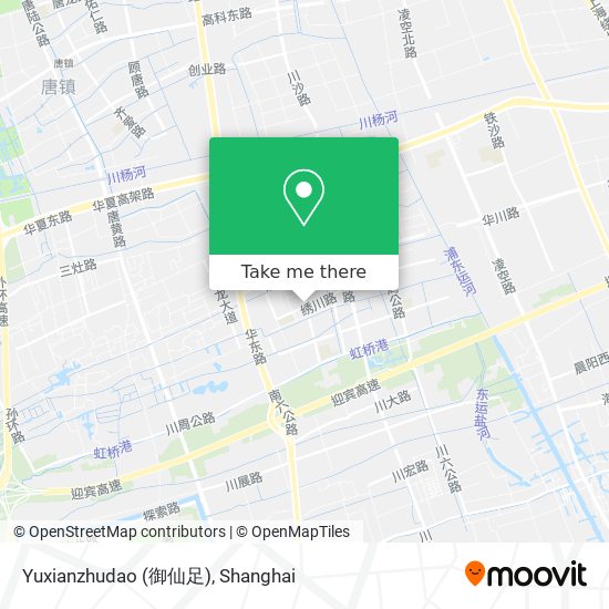 Yuxianzhudao (御仙足) map