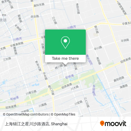 上海锦江之星川沙路酒店 map