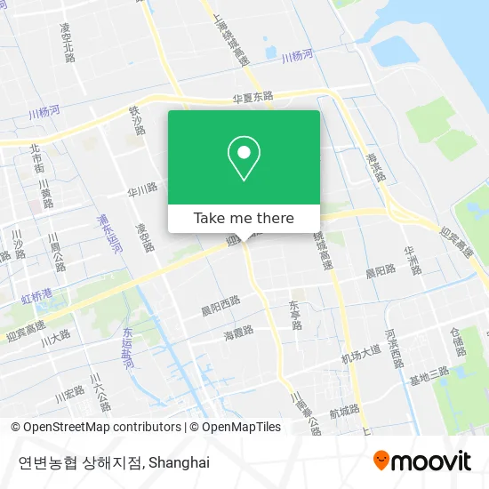 연변농협 상해지점 map