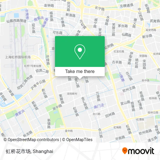 虹桥花市场 map