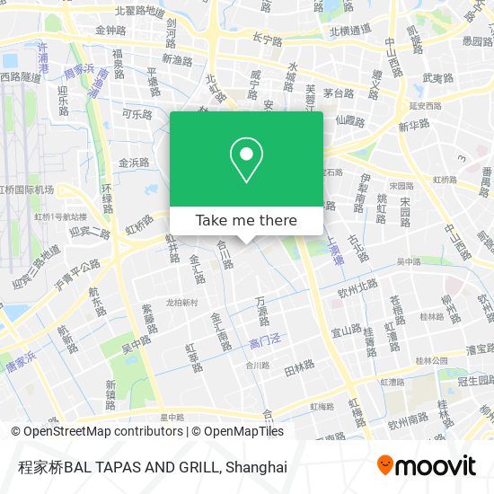 程家桥BAL TAPAS AND GRILL map