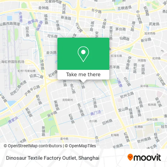 Dinosaur Textile Factory Outlet map