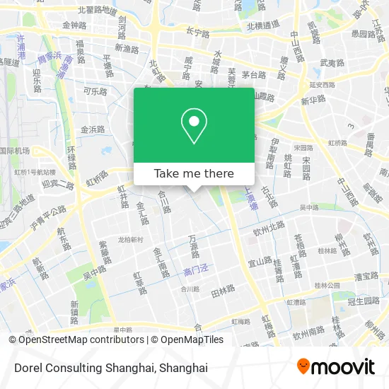 Dorel Consulting Shanghai map