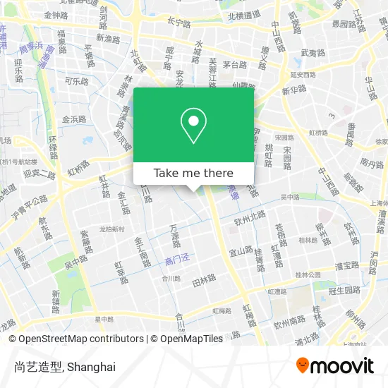 尚艺造型 map