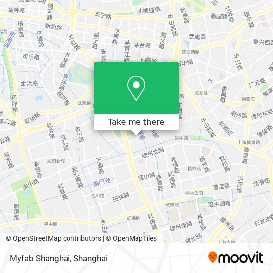 Myfab Shanghai map