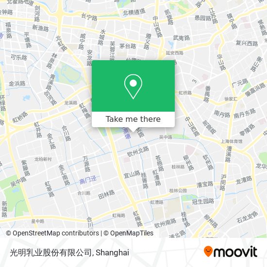 光明乳业股份有限公司 map