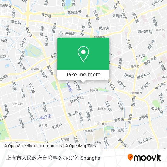 上海市人民政府台湾事务办公室 map