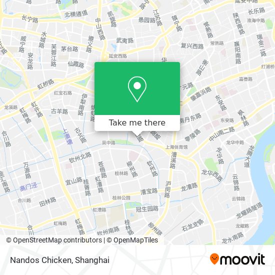 Nandos Chicken map