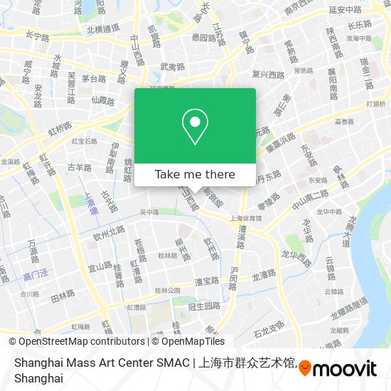 Shanghai Mass Art Center SMAC | 上海市群众艺术馆 map