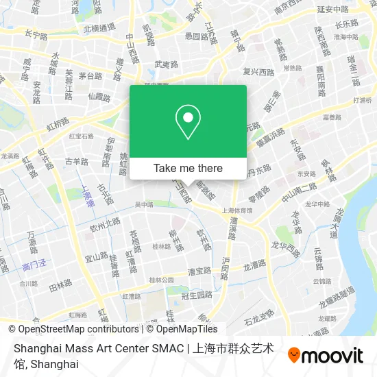 Shanghai Mass Art Center SMAC | 上海市群众艺术馆 map