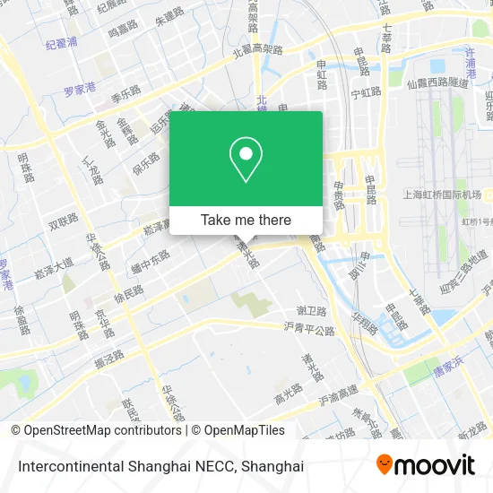 Intercontinental Shanghai NECC map
