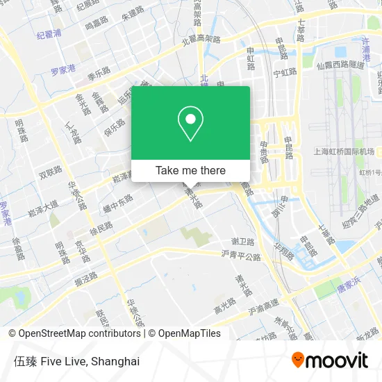 伍臻 Five Live map