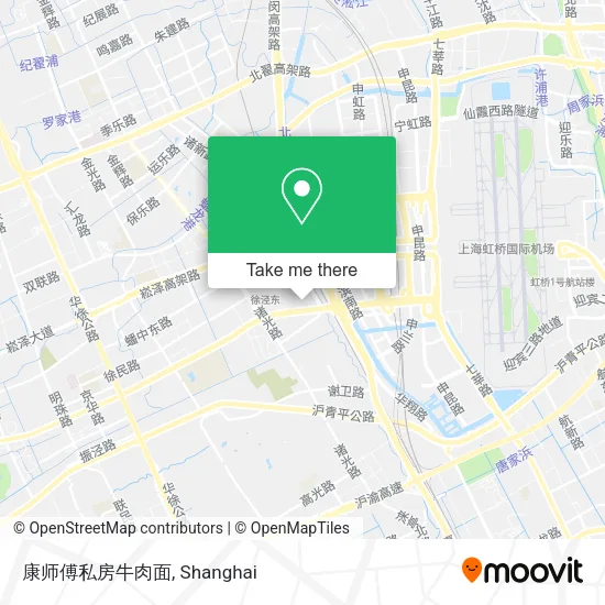 康师傅私房牛肉面 map