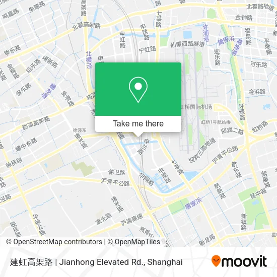建虹高架路 | Jianhong Elevated Rd. map