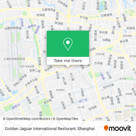 Golden Jaguar International Resturant map