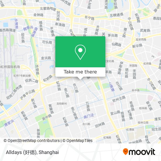 Alldays (好德) map