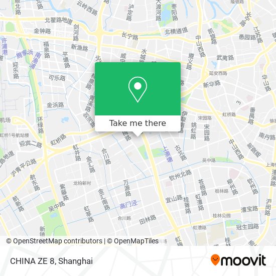CHINA ZE 8 map
