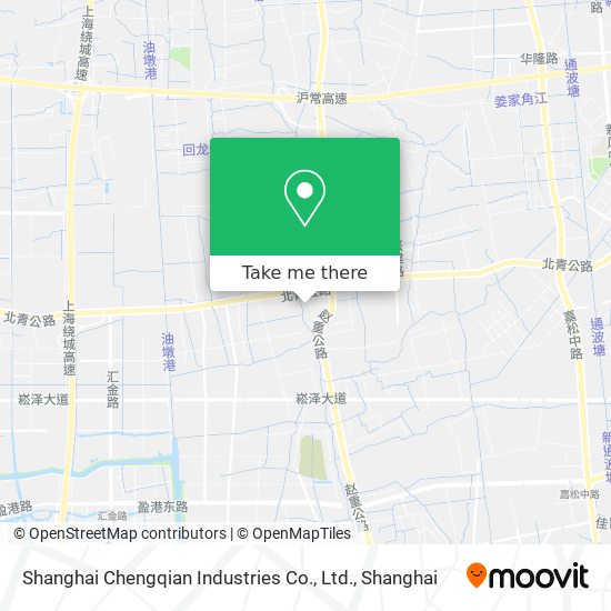 Shanghai Chengqian Industries Co., Ltd. map