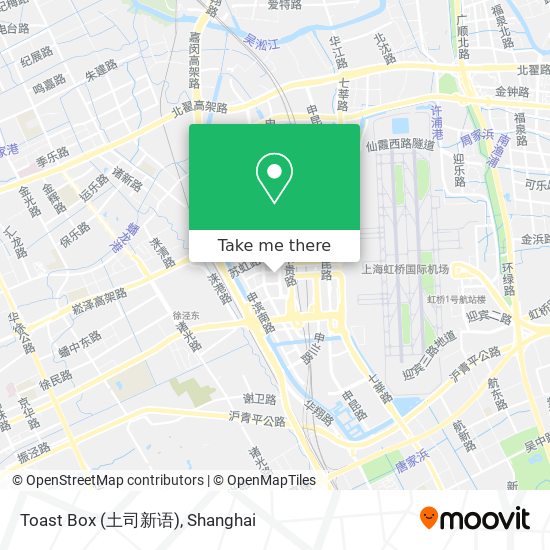 Toast Box (土司新语) map
