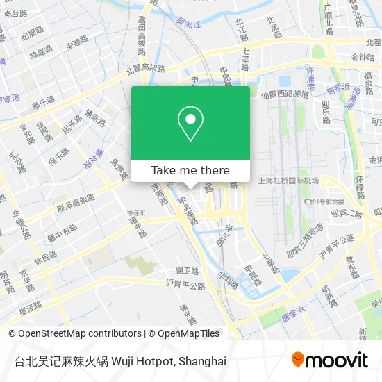 台北吴记麻辣火锅 Wuji Hotpot map