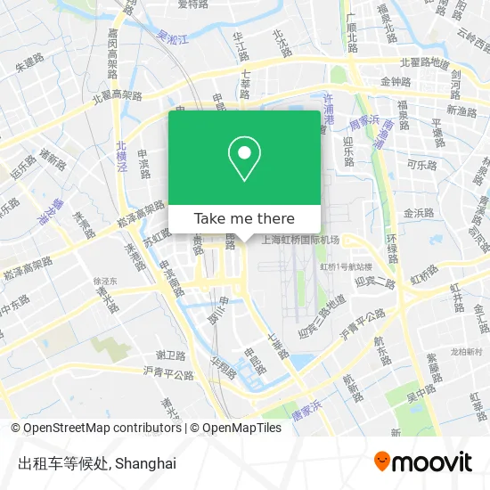出租车等候处 map
