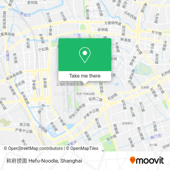 和府捞面 Hefu-Noodle map