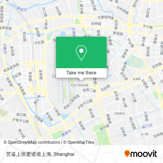 苦逼上班爱谁谁上海 map