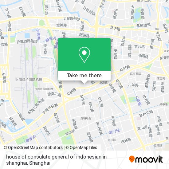 house of consulate general of indonesian in shanghai map