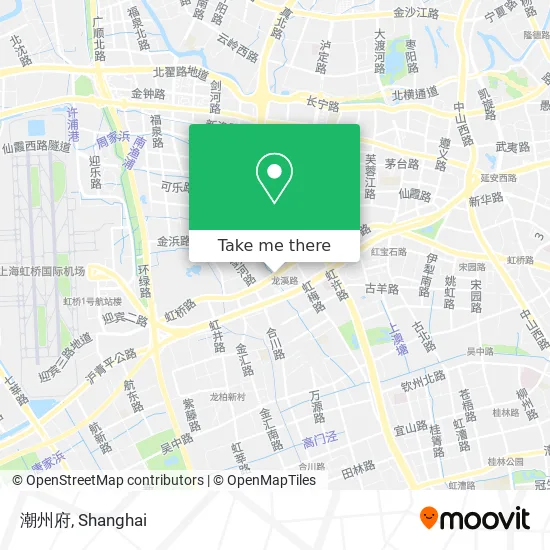 潮州府 map