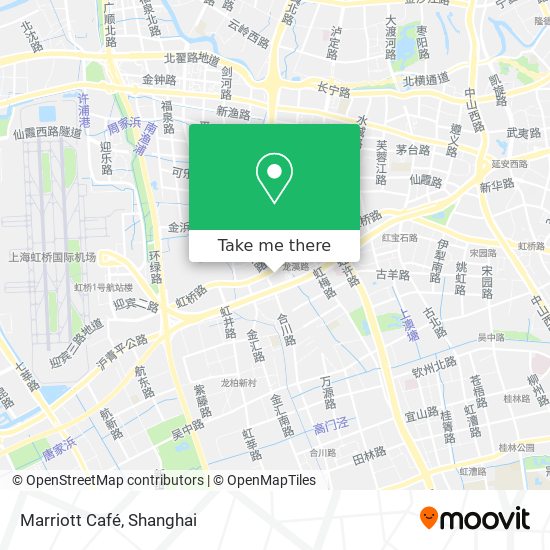Marriott Café map