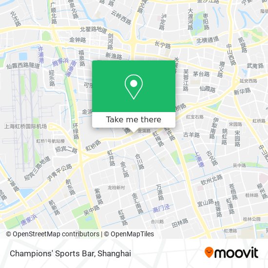 Champions' Sports Bar map