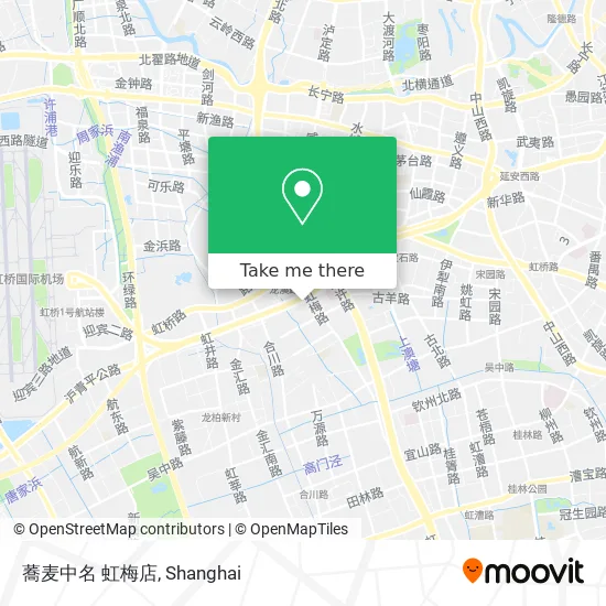 蕎麦中名 虹梅店 map