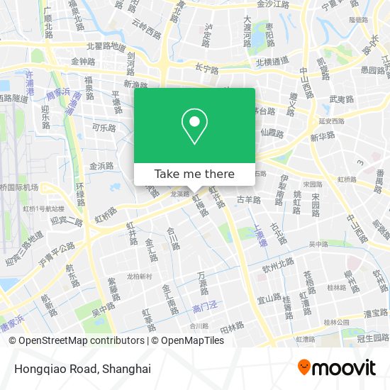 Hongqiao Road map