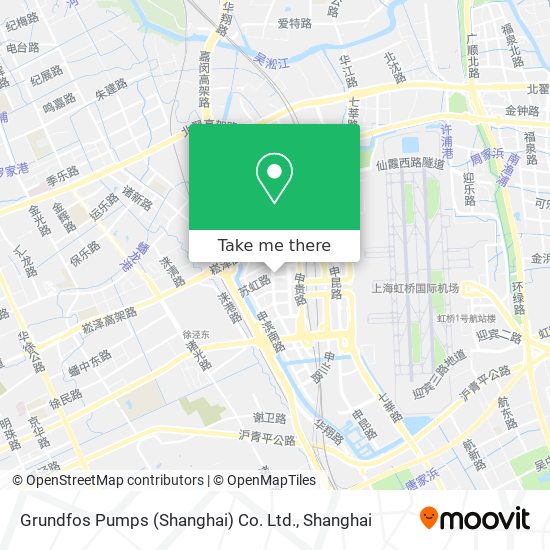 Grundfos Pumps (Shanghai) Co. Ltd. map