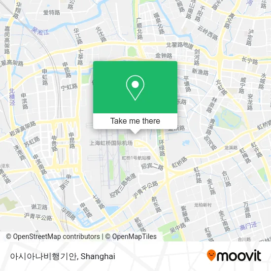아시아나비행기안 map