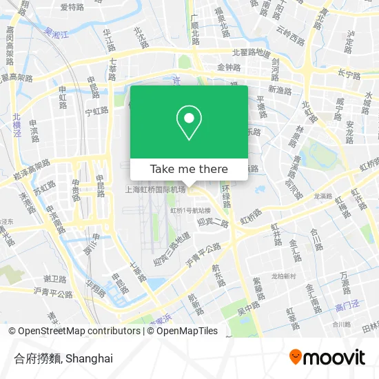 合府撈麵 map
