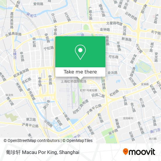 葡珍轩 Macau Por King map