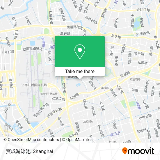 寶成游泳池 map