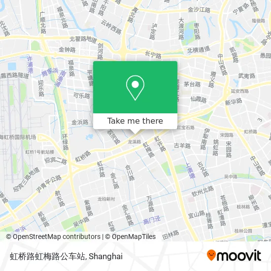 虹桥路虹梅路公车站 map