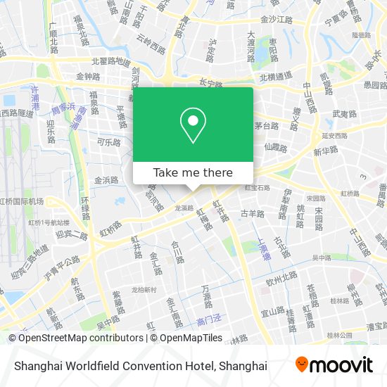 Shanghai Worldfield Convention Hotel map