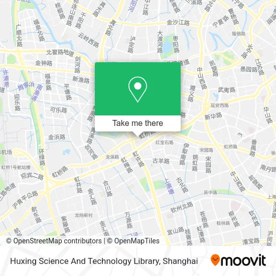Huxing Science And Technology Library map