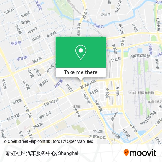 新虹社区汽车服务中心 map