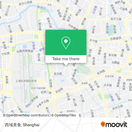 西域美食 map