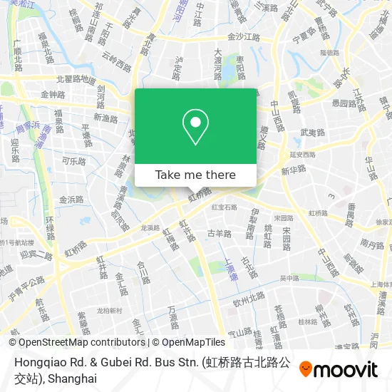 Hongqiao Rd. & Gubei Rd. Bus Stn. (虹桥路古北路公交站) map