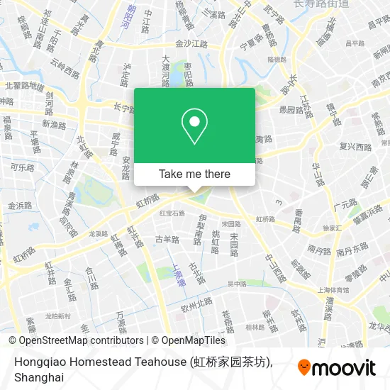 Hongqiao Homestead Teahouse (虹桥家园茶坊) map